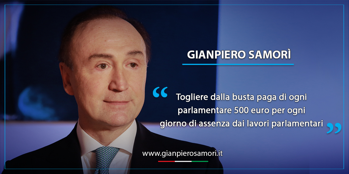 gianpiero Samorì fine vita stipendi dei parlamentari