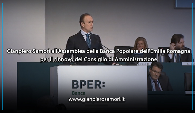 gianpiero Samorì BPER banca popolare dell'emilia romagna